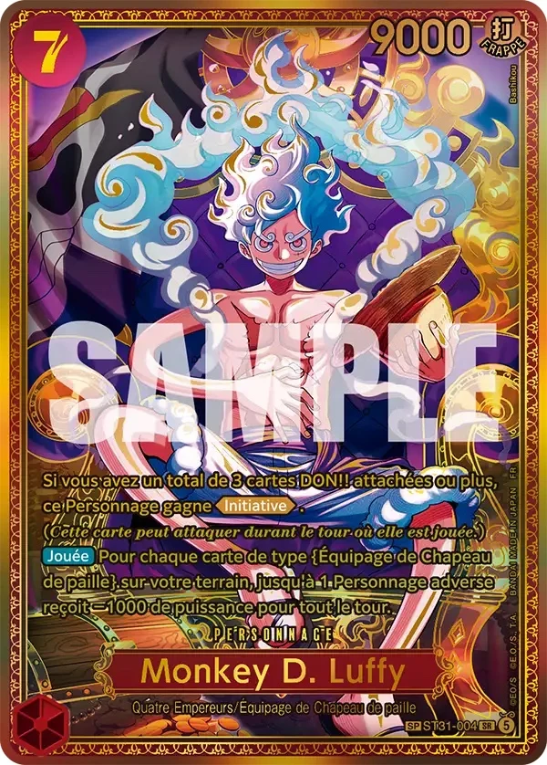 Carte One Piece française Monkey D. Luffy ST31-004 SP