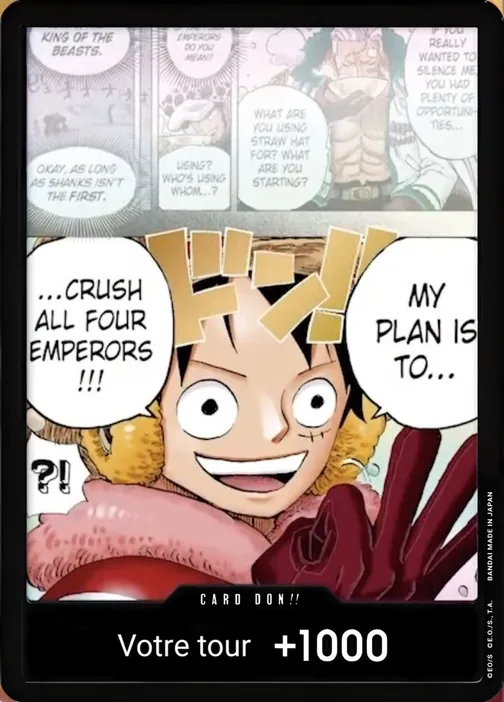 Carte One Piece française DON!! Card