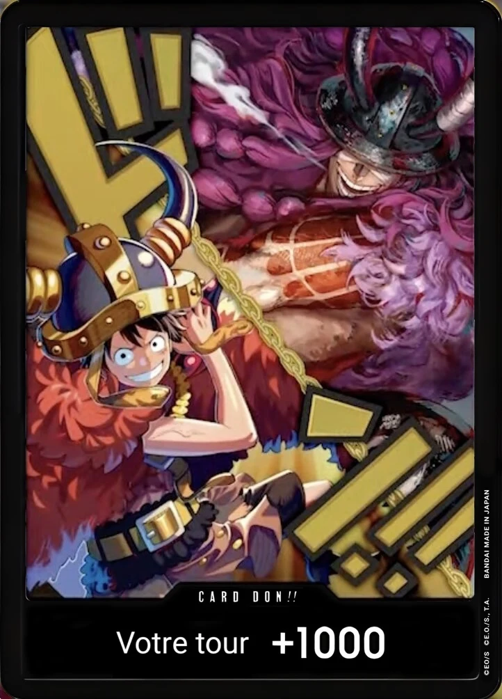 Carte One Piece française DON!! Card