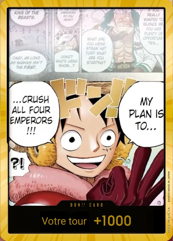 Carte One Piece française DON!! Card