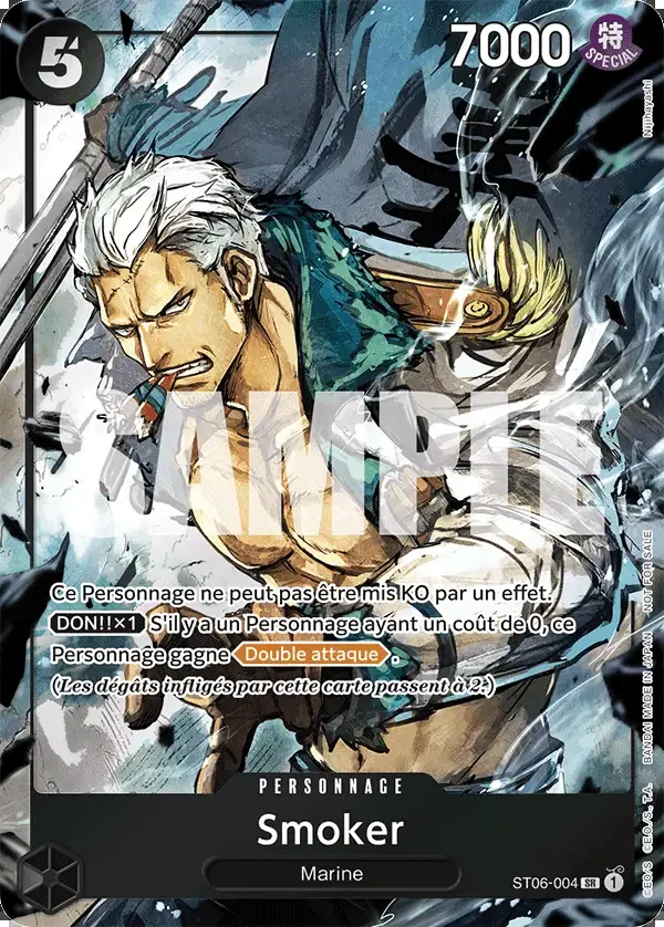 Carte One Piece française Smoker ST06-004 SR
