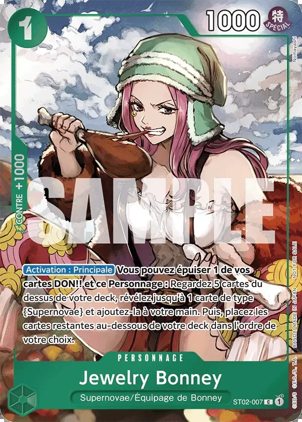 Carte One Piece française Jewelry Bonney ST02-007 C
