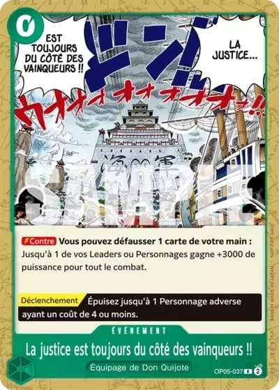 La justice est toujours du côté des vainqueurs !! OP05-037