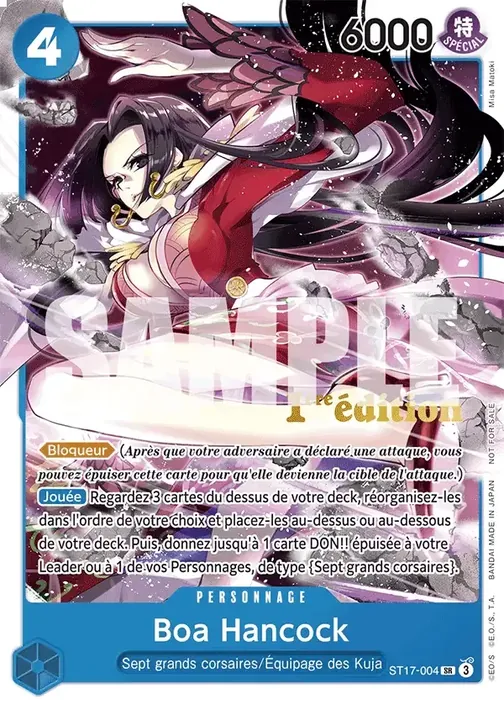 Carte One Piece française ST17-004 Boa Hancock (version 2)