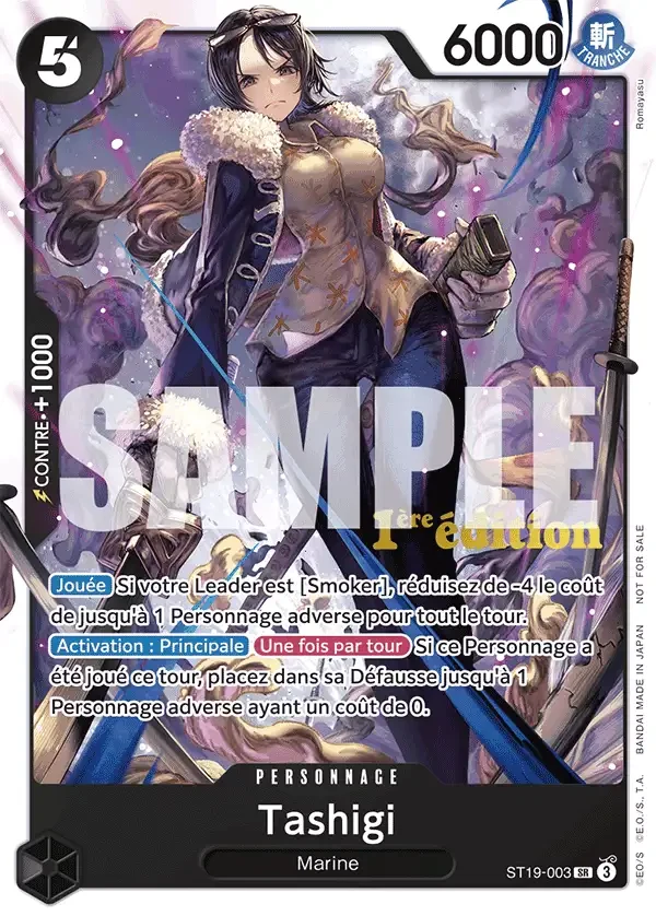 Carte One Piece française Tashigi ST19-003 SR