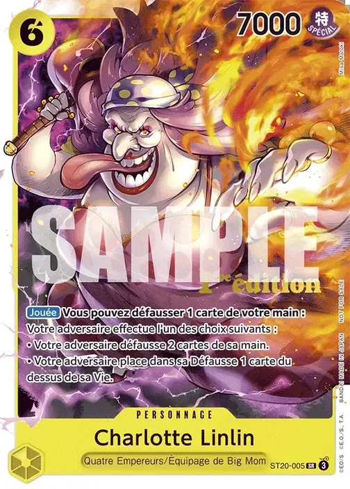 Carte One Piece française ST20-005 Charlotte Linlin (version 2)