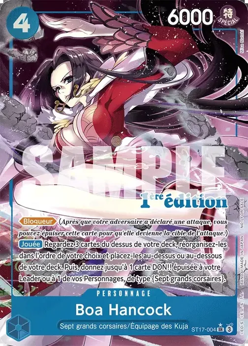Carte One Piece française ST17-004 Boa Hancock (version 3)