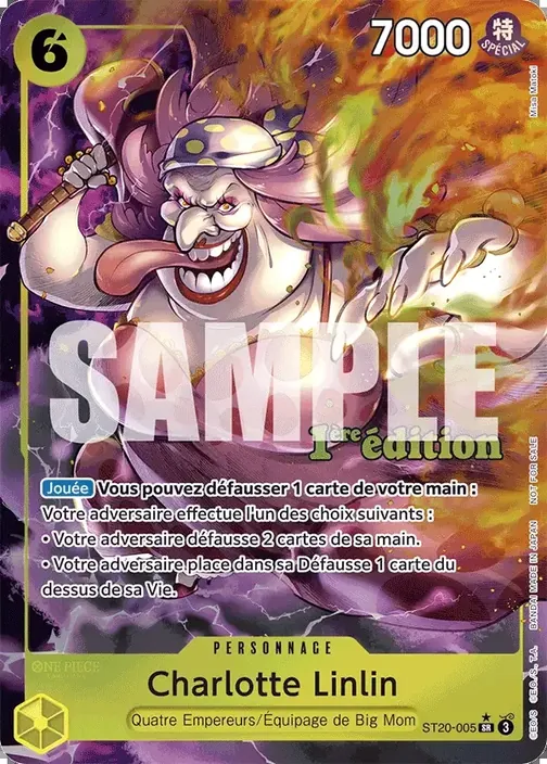 Carte One Piece française ST20-005 Charlotte Linlin (version 3)