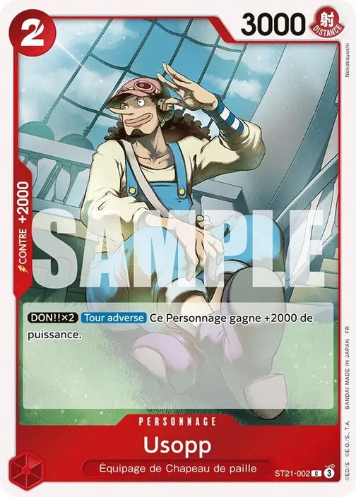 Carte One Piece française ST21-002 Usopp