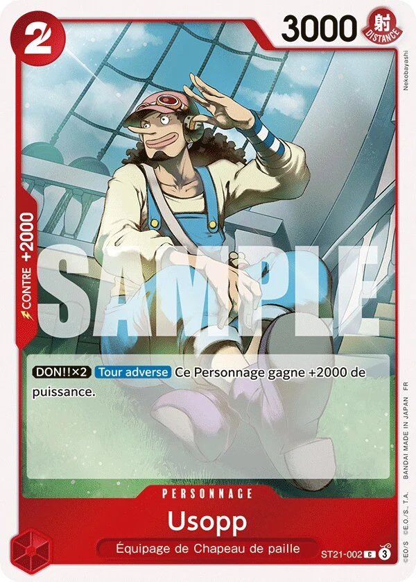 Carte One Piece française Usopp ST21-002 C