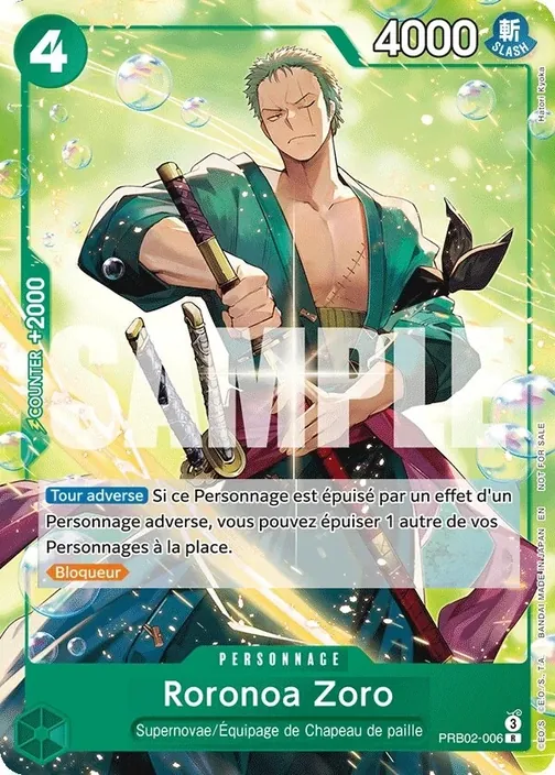 Roronoa Zoro PRB02-006