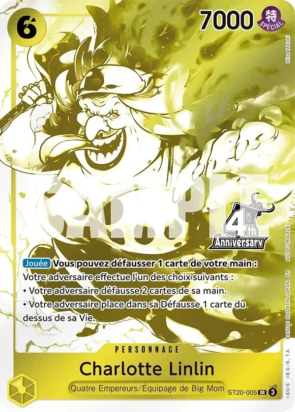 Carte One Piece française Charlotte Linlin ST20-005 SR