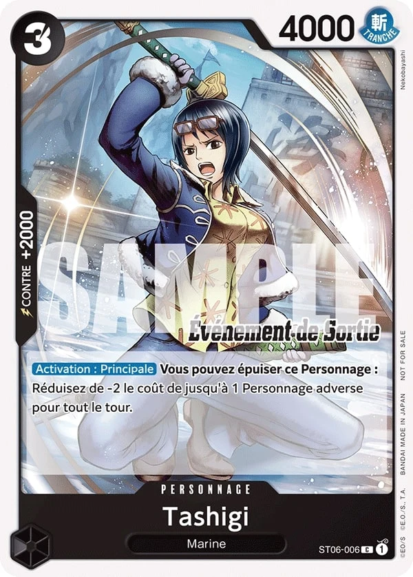 Carte One Piece française Tashigi ST06-006 C