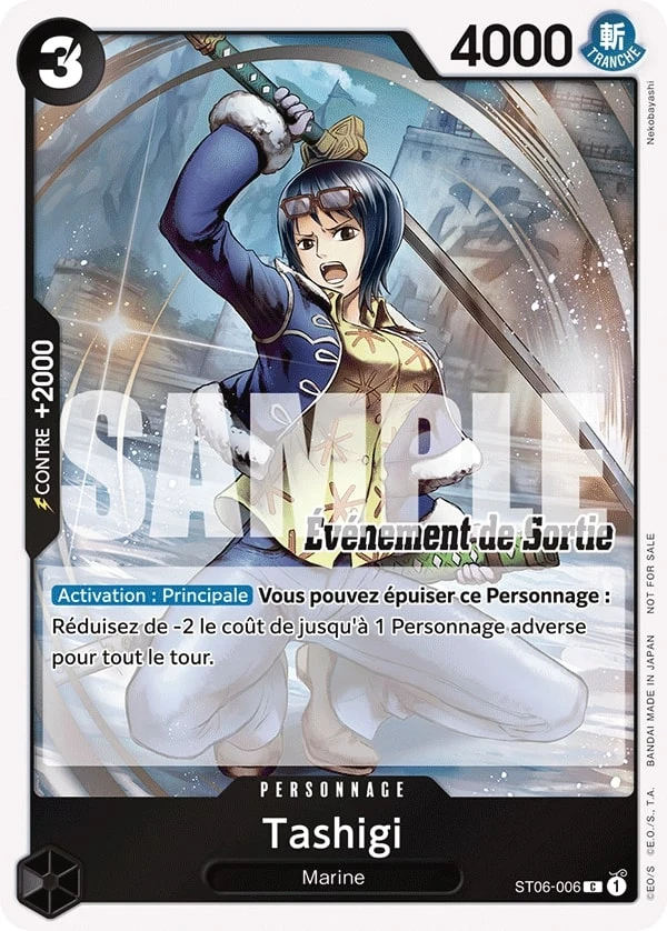 Carte One Piece française Tashigi ST06-006 C
