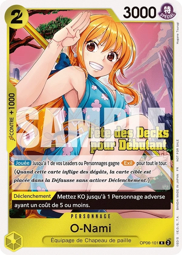 Carte One Piece française O-Nami OP06-101 R