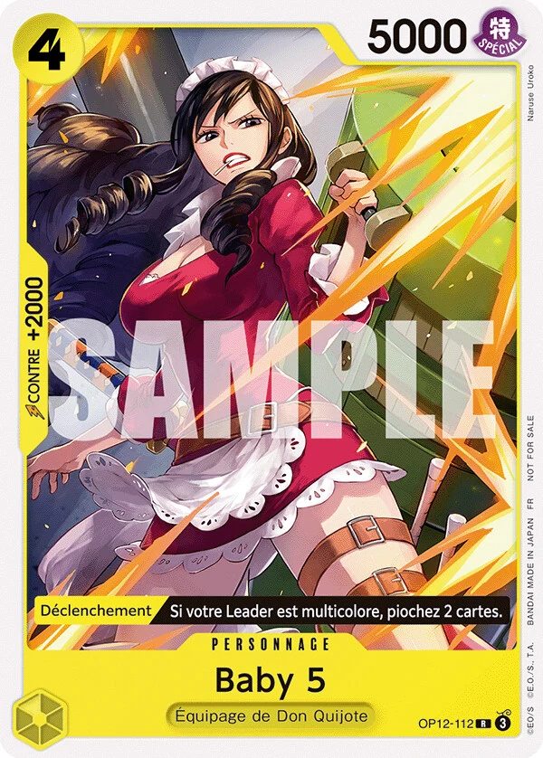 Carte One Piece française Baby 5 OP12-112 R