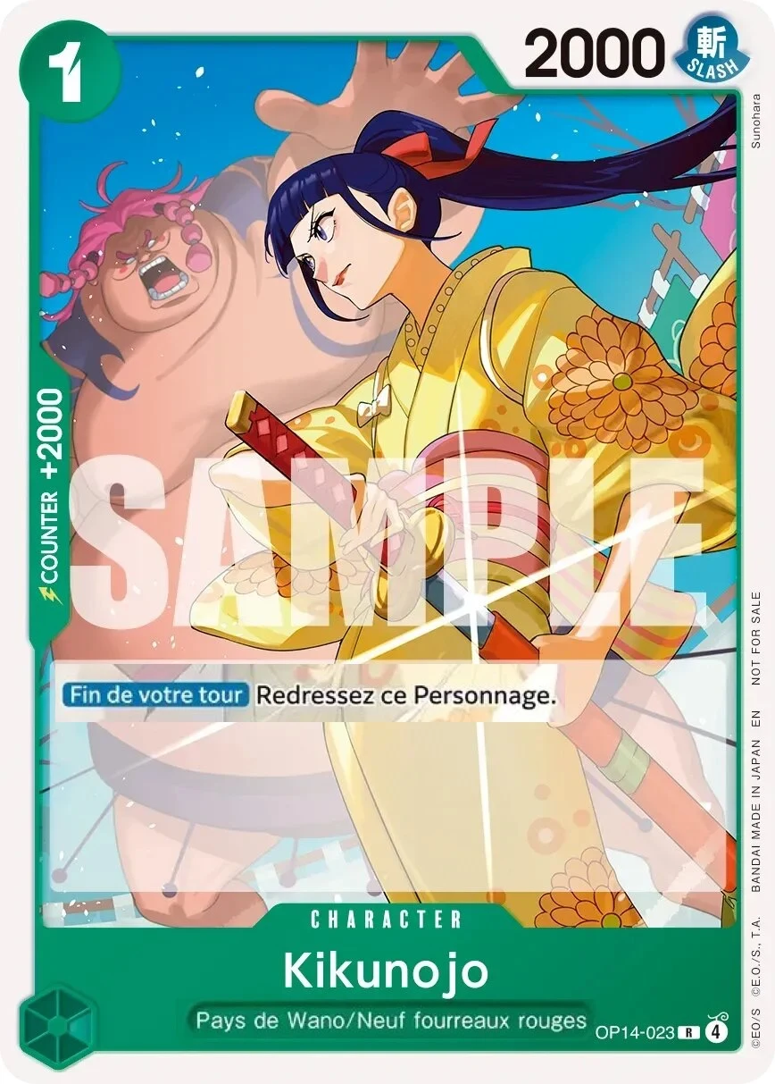 OP14-023 Kikunojo illustrée par Sunohara (édition française)