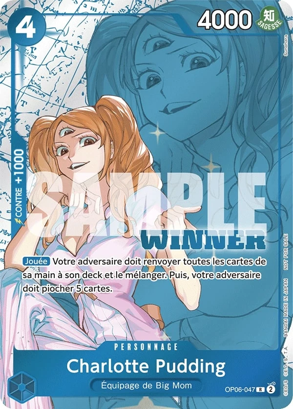 Carte One Piece française Charlotte Pudding OP06-047 R
