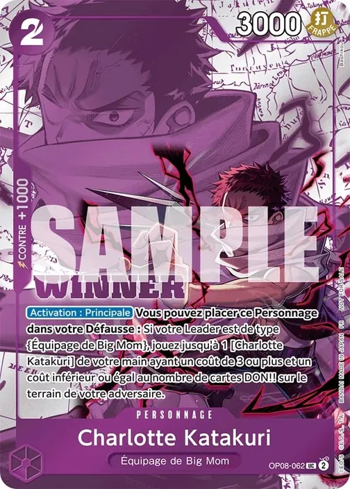 Carte One Piece française OP08-062 Charlotte Katakuri