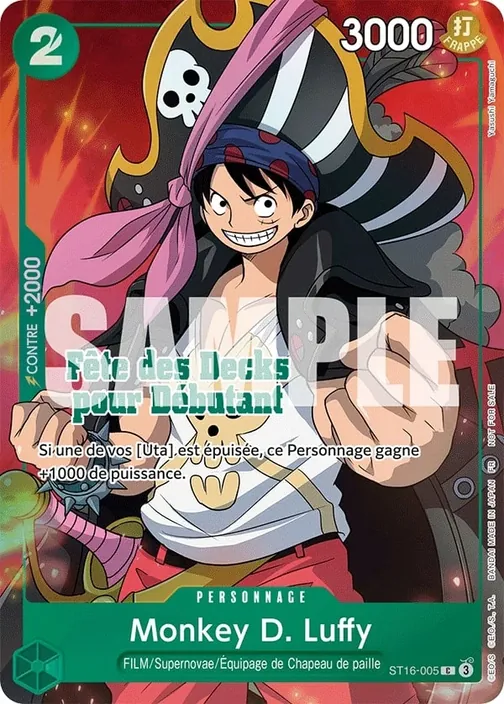 Carte One Piece française ST16-005 Monkey.D.Luffy