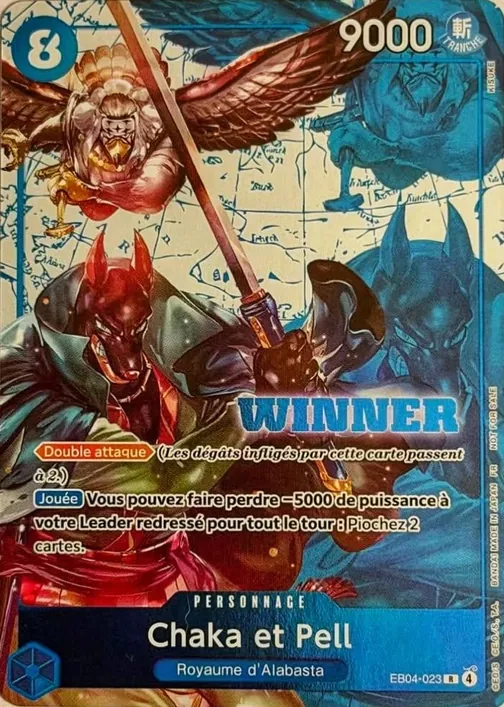 Carte One Piece française EB04-023 Chaka & Pell