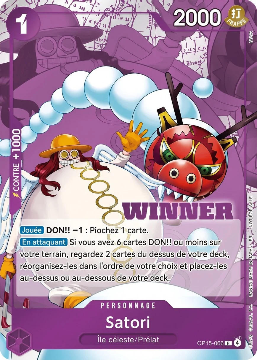 OP15-066 Satori illustrée par COGA (édition française)