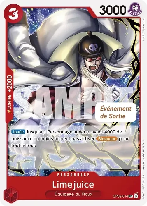 Carte One Piece française OP09-014 Limejuice