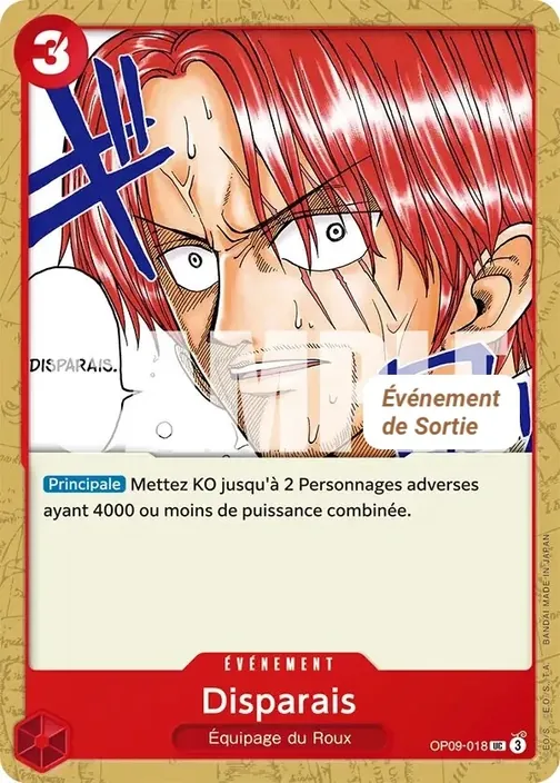 Carte One Piece française OP09-018 Get Out of Here!