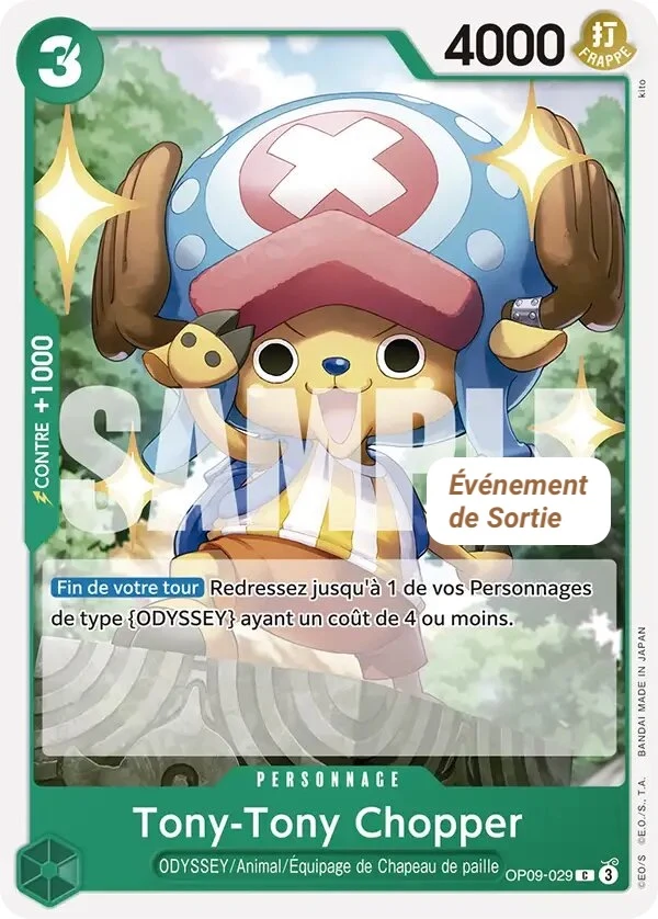 Carte One Piece française Tony Tony.Chopper OP09-029 C