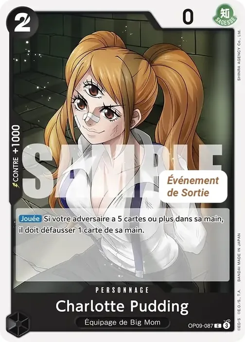 Carte One Piece française OP09-087 Charlotte Pudding