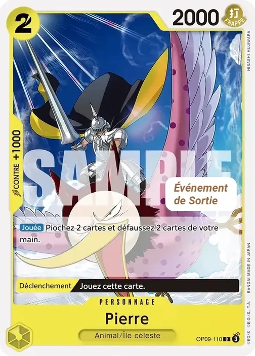 Carte One Piece française OP09-110 Pierre
