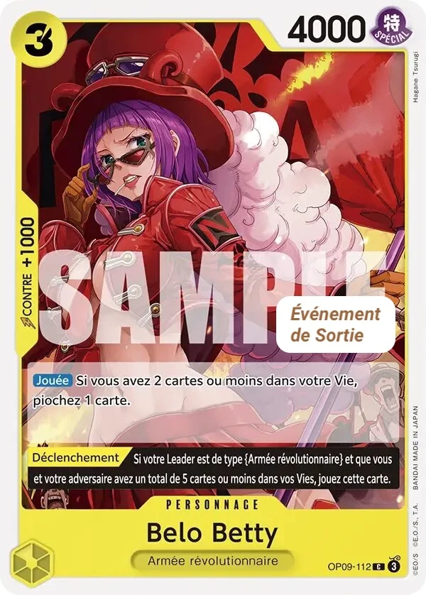 Carte One Piece française Belo Betty OP09-112 C