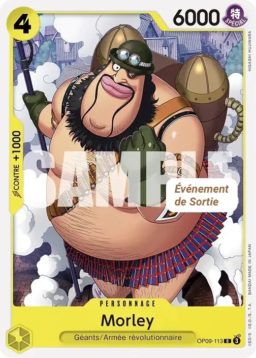 Carte One Piece française OP09-113 Morley