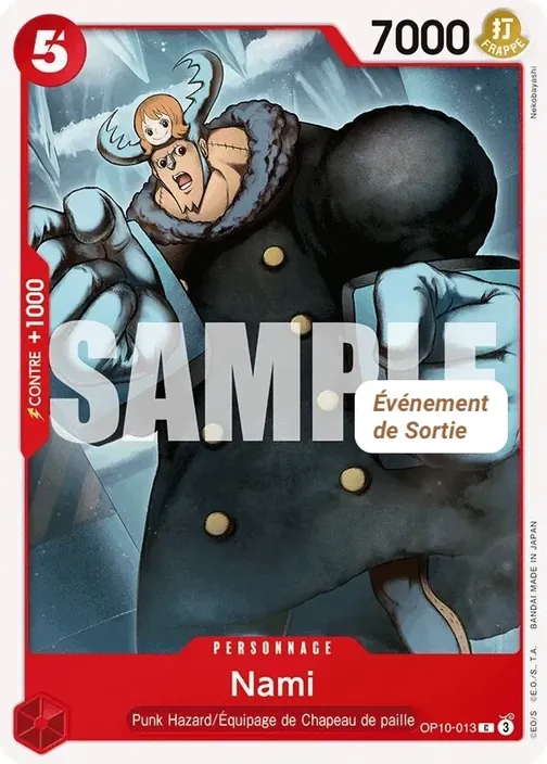 Carte One Piece française OP10-013 Nami