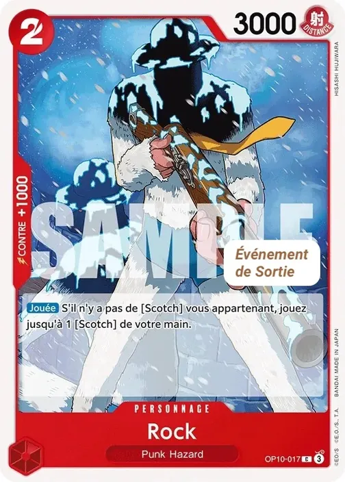 Carte One Piece française OP10-017 Rock