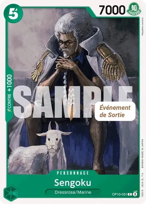 Carte One Piece française OP10-031 Sengoku