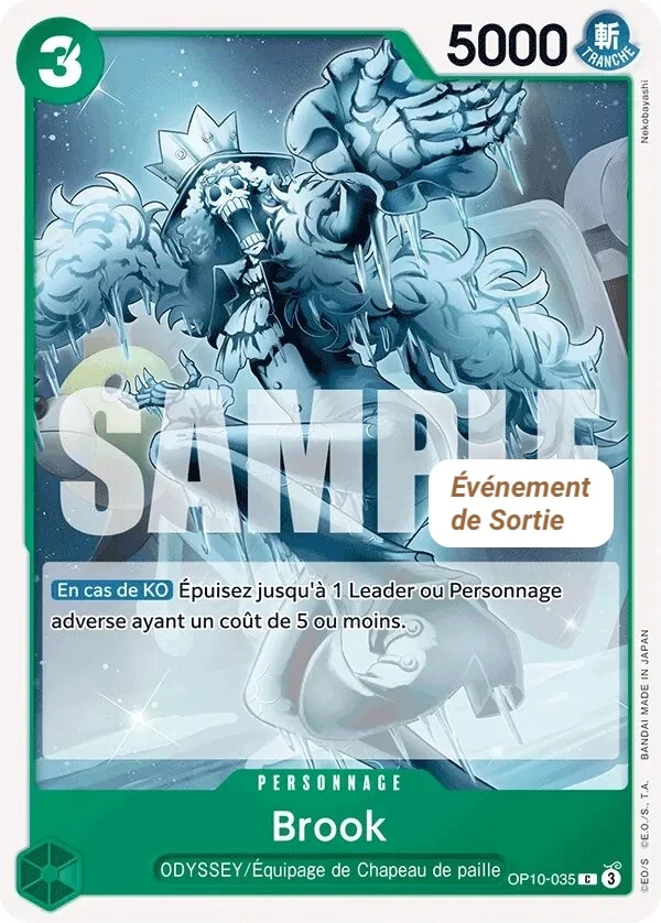 Carte One Piece française Brook OP10-035 C