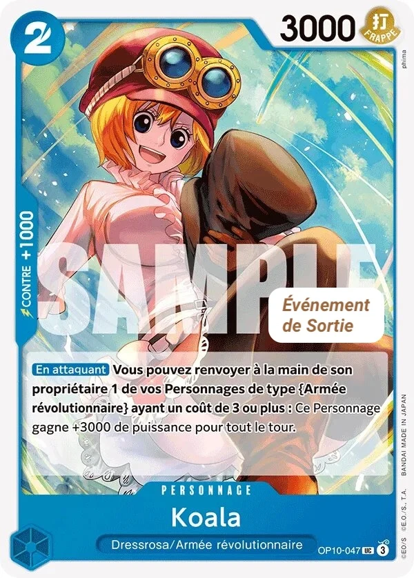 Carte One Piece française Koala OP10-047 UC