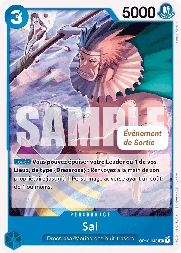 Carte One Piece française Sai OP10-048 C