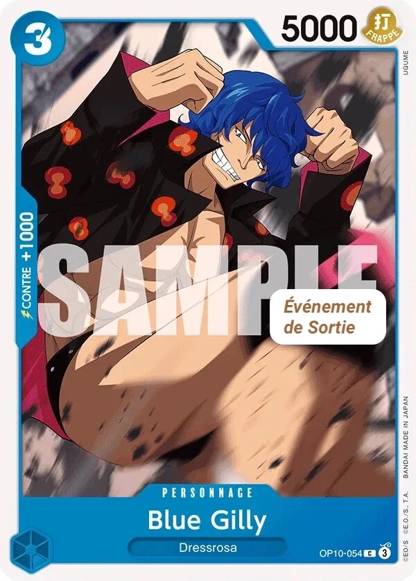 Carte One Piece française Blue Gilly OP10-054 C