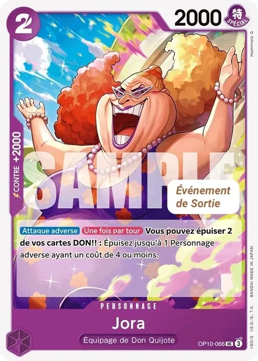 Carte One Piece française OP10-066 Jora