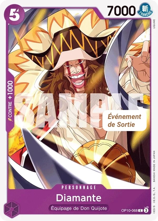 Carte One Piece française Diamante OP10-068 C