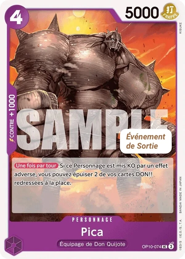 Carte One Piece française Pica OP10-074 UC