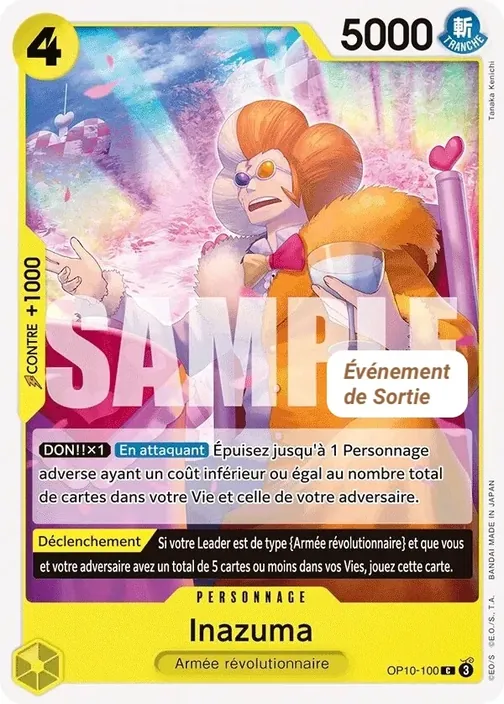 Carte One Piece française OP10-100 Inazuma