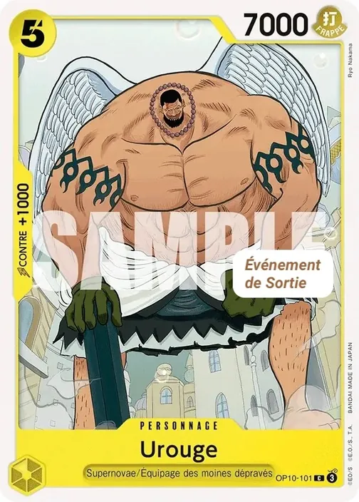 Carte One Piece française OP10-101 Urouge