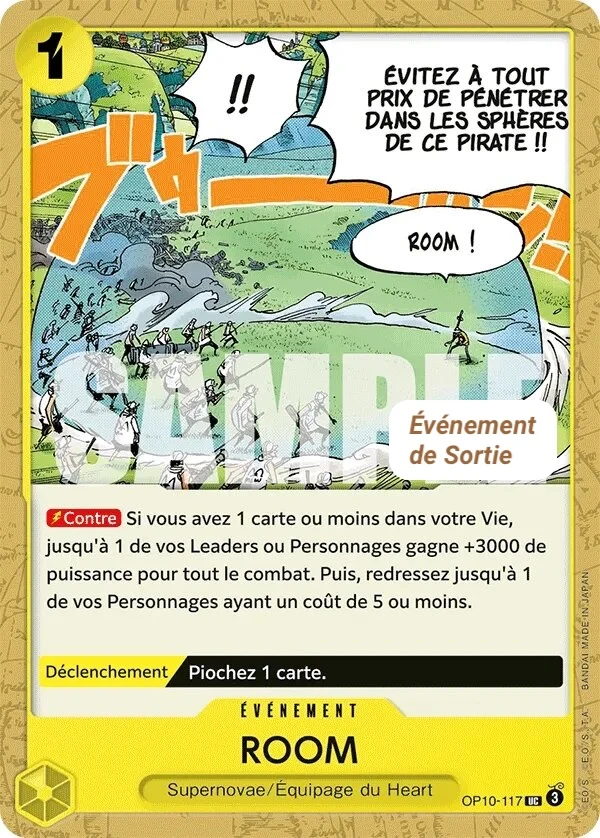 Carte One Piece française ROOM OP10-117 UC