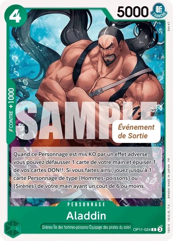 Carte One Piece française Aladdin OP11-024 C