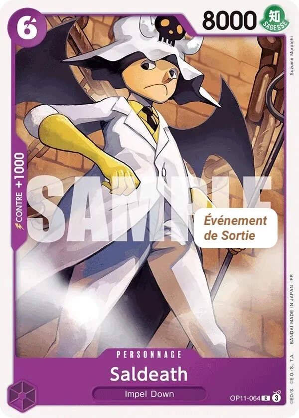 Carte One Piece française Saldeath OP11-064 C
