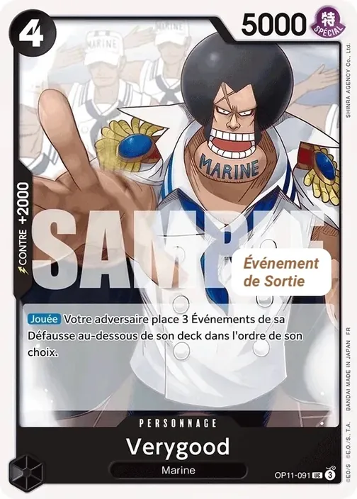 Carte One Piece française OP11-091 Verygood