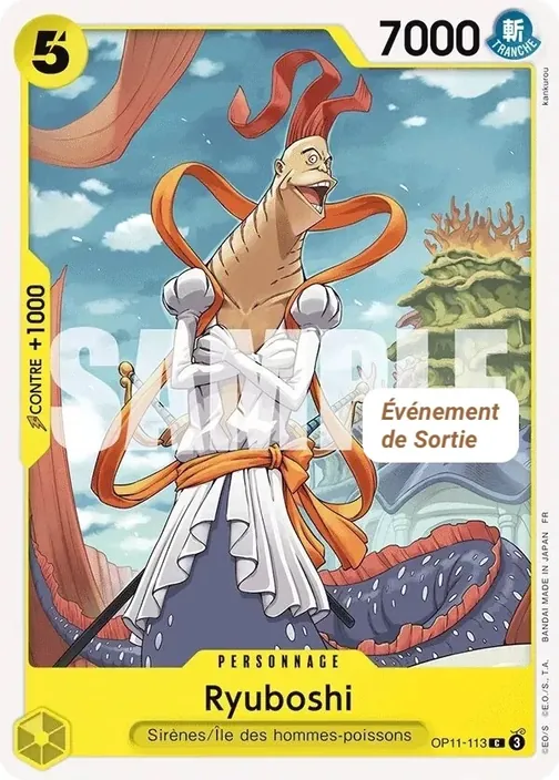 Carte One Piece française OP11-113 Ryuboshi